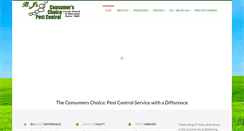 Desktop Screenshot of bjsconsumerschoicepestcontrol.com